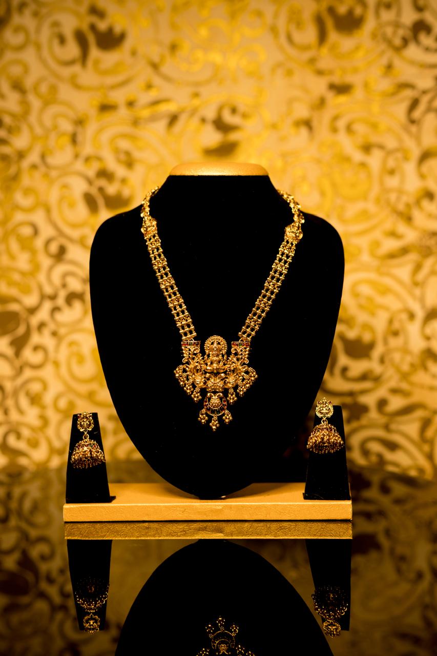 mahalakshmi aaram with jumka